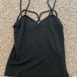 brandy melville black tank